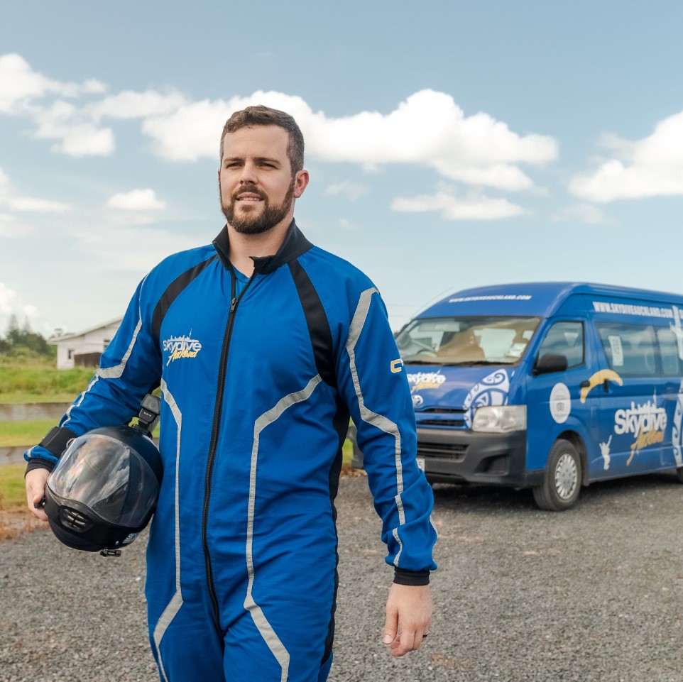 Gus of Skydive Auckland